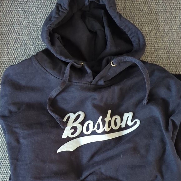Other - Boston Navy Blue Hoodie